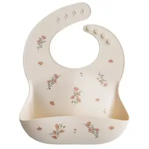 Comparateur de prix : Mushie Bavoir Bébé Récupérateur En Silicone Rose