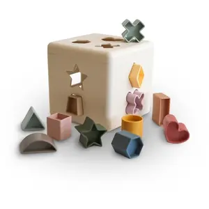 Mushie Boîte à formes Shape pas cher