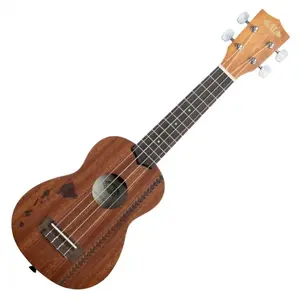 Comparateur de prix : Kala KA-15S-H2 Soprano Satin Mahogany w/ HawaIIan Islands &amp; Tattoo