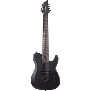 Schecter Pt-8 Black Multi-Scale Ops Satin Black Open PoreVendu parbax-music