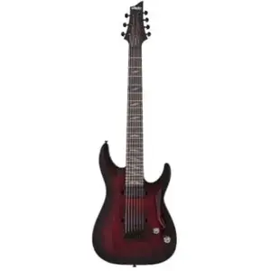 Comparateur de prix : Schecter Omen Elite-7 Black Cherry Burst guitare électrique