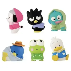 Sanrio assortiment figurines Twinchees Hapidanbui Hoodie 5 cm (24)  - Takara Tomy Figurine  - TOMY805059  pas cher
