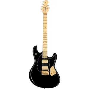 Comparateur de prix : Sterling Guitars Stingray Black Jared Dines Signature Gold