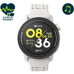 Coros - Montre GPS connectée - Pace 3 Silicone White  - Blanc