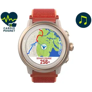 Coros - Montre Gps D'extérieur - Apex 2 - Corail pas cher