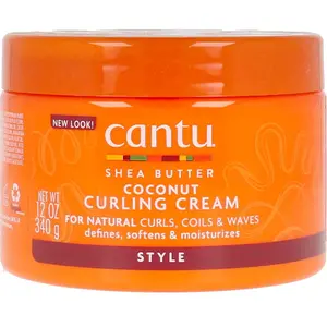 Cantu Pour Cheveux Naturels crème de bouclage à la noix de coco 340 gr pas cher