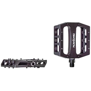 Pédales BMX Demolition Trooper 9/16' Noir Plat en Aluminium CNC pas cher