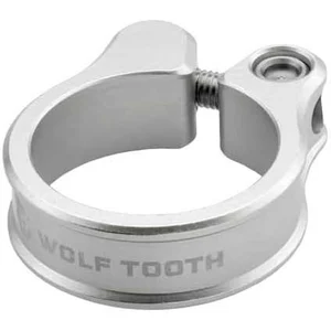 Collier de tige de selle wolf tooth argent brut pas cher