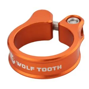 Comparateur de prix : Collier de selle wolf tooth seatpost clamp orange