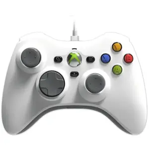 Hyperkin Manette filaire Xenon blanche pour Xbox Series One PC sous licence XS/Xbox / (Windows 10/11) (Produit officiel) blanc