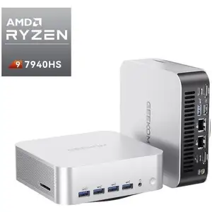 GEEKOM A7 Max AMD Ryzen 9 7940HS 16GB 1TB SSD Radeon 780M USB4 8K Lect... pas cher