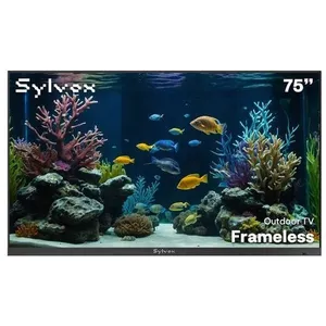 SYLVOX Frameless-75 (190cm) TV Extérieur-TV 4K UHD-IP56 étanche-1000Ni...Vendu parcdiscount