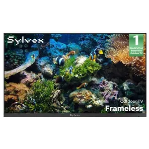 SYLVOX Frameless-43 (109cm) TV Extérieur-TV 4K UHD-IP56 étanche-1000Ni...