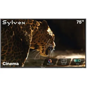 Helio QLED TV SYLVOX-OQ75A3K8HG-Smart Google TV-120Hz-Ultra haute lumi... pas cher