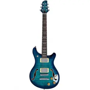 Comparateur de prix : Sire Larry Carlton Q7 Hollow Transparent Blue guitare semi-hollow body