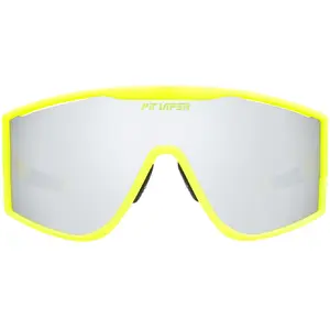 Paire de lunettes pit viper the hot dogger try hard jaune gris pas cher