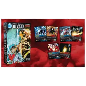 Jeu de plateau DC Comics : Rivals du jeu de construction de deck DC - Shazam ! Jeu de société contre Black Adam - Cryptozoic Entertainment Jeu de pla pas cher