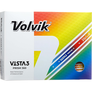 Volvik Balles de golf Vista3 Prism 360 - Lot de 12, blancVendu parall4golf