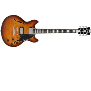 D'Angelico Premier Mini DC Double Cutaway Stop-Bar Tailpie CE Dark ICEVendu parbax-music