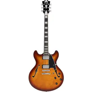 D'Angelico Premier DC Double Cutaway Stop-Bar Tailpie CE Dark ICEd TeaVendu parbax-music