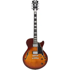 D'Angelico Premier SS Single Cutaway Stop-Bar Tailpie CE Dark ICEd TeaVendu parbax-music
