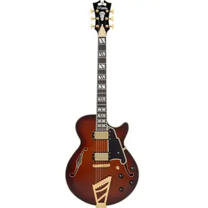 D'Angelico Excel SS Amaretto Burst guitare semi-hollow body avec ...Vendu parbax-music