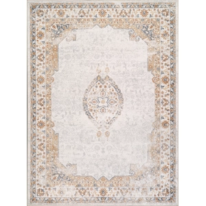 Surya Tapis Vintage Lavable en Machine Multicolore/Marron 160x213 pas cher