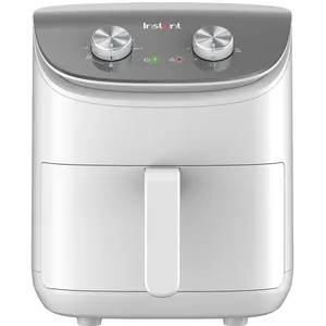 Instant Friteuse à Air Compact 3.8L, Repas Sains sans Huile, Température réglable, Minuterie, Blanc - 1500W