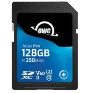 OWC Atlas Pro SDXC UHS-II V60 Carte média 128 GoVendu parfnac