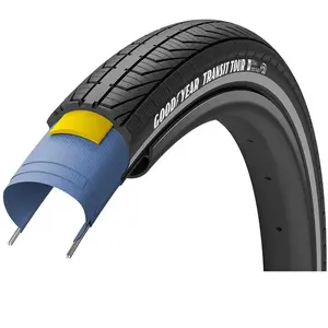 Comparateur de prix : Pneu Goodyear Transit Tour 700x50 Rigide Noir Reflex 60TPI pour Commuting