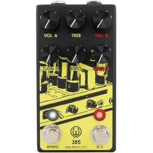 Walrus Audio 385 Mkii Dynamic Overdrive YellowVendu parbax-music