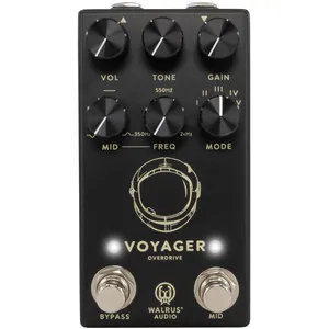 Walrus Audio Voyager MKII Black Preamp / Overdrive pédale d'effetVendu parbax-music