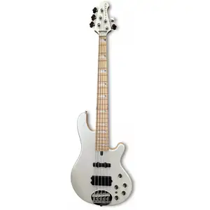 Lakland Skyline 55-02 Custom White Pearl Gloss basse électrique 5 cord...Vendu parbax-music
