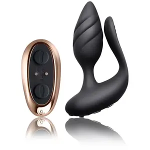 Comparateur de prix : Rocks-Off Cocktail Dual Motored Couples Toy Noir Taille Unique