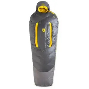 Nemo - Sonic 0 - Sac de couchage en duvet taille 198 cm - Long, goodnight gray / goldfinch pas cher