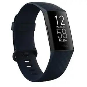 Fitbit Charge 4 Bracelet Connecté Noir Bleu pas cher