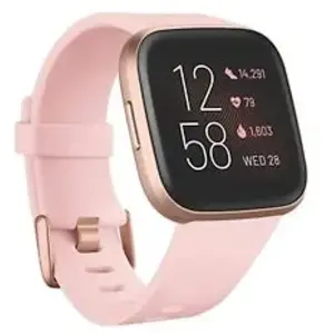 FITBIT VERSA 2 montre Rose cuivré / Rose pétale pas cher