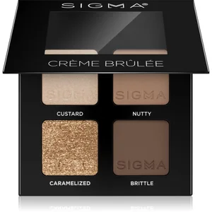 Sigma Beauty Quad palette de fards à paupières teinte Crème Brûlée 4 g pas cher