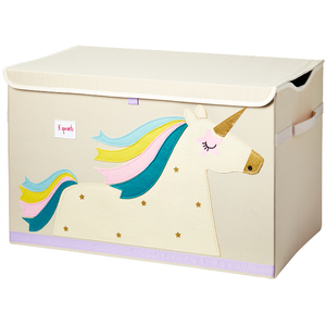 3 Sprouts Coffre à jouets Licorne pas cher