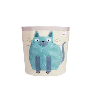 3 Sprouts - Storage Bin - Blue Cat pas cher