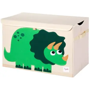 3 Sprouts Coffre à jouets Dinosaure pas cher