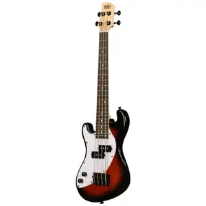 Kala Solid Body 4-String Fretted U-Bass Left Handed Tobacco Burst bass...Vendu parbax-music