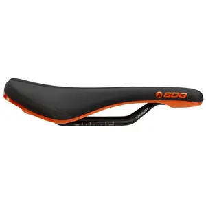 Comparateur de prix : Selle de vélo - SDG - Bel-Air 3.0 - Noir/Orange - Rails en aluminium - Homme