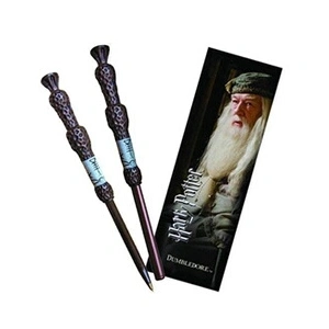 Comparateur de prix : Set stylo baguette et marque-page Dumbledore Harry Potter The Noble Collection