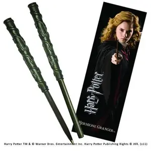 Comparateur de prix : HP HERMIONE WAND PEN AND BOOKMARK - Noble Collection Papeterie - 74719