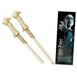 Comparateur de prix : HP VOLDEMORT WAND PEN AND BOOKMARK  - Noble Collection Papeterie  - 59367 