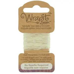 Fil de tissage pour bracelets Wrapit Loom - beigeVendu parscrapmalin