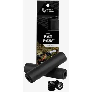 Comparateur de prix : Wolftooth Fat Paw Silicone Foam Grip, Noir, Standard 135 mm