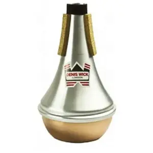 Denis Wick 5504C - Sourdine Trompette Ou Cornet Droite fond cuivre