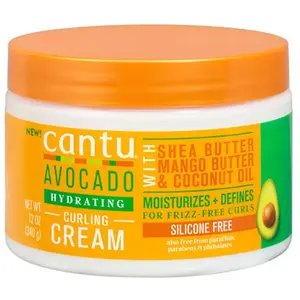 Comparateur de prix : Cantu Crème Coiffante à l’Avocat, 340 g (l’Emballage Peut Varier)